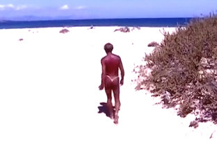 Tiny Thong At Public Beach