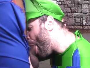 Power-Up Plumbers - a Gay XXX Mario Bros Cosplay Parody