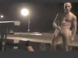 exhibitionist fit guy