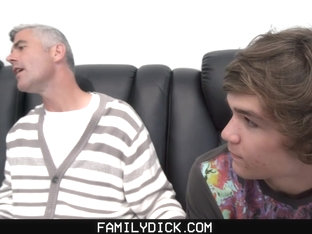 FamilyDick - StepDad Walks In on Guy With The Boy Next Door And Fucks Them Both