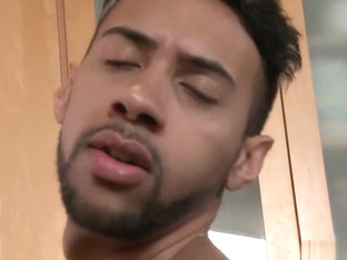 MenOver30 Hot Interracial Couple ionate Morning Fuck in Kitchen