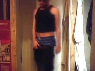 Sagging Jeans smokin' a Blunt and Wanking w/ Shorts