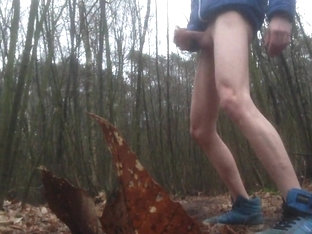 Real Gay Exhibitionist young teen boy is jerking in public