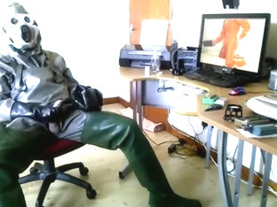 Gas mask masturbation