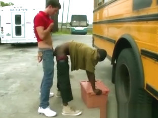 Low riding jeans comes in handy when being ass fucked